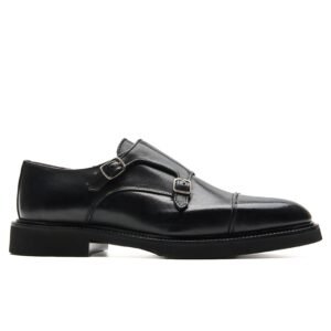Double Monk · Cuir de Veau · Nero