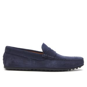 Trappeur Vintage · Camoscio · Blu