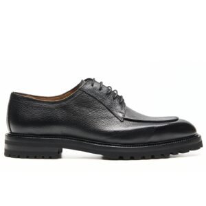 Derby · Cuir de Veau Grainé · Nero