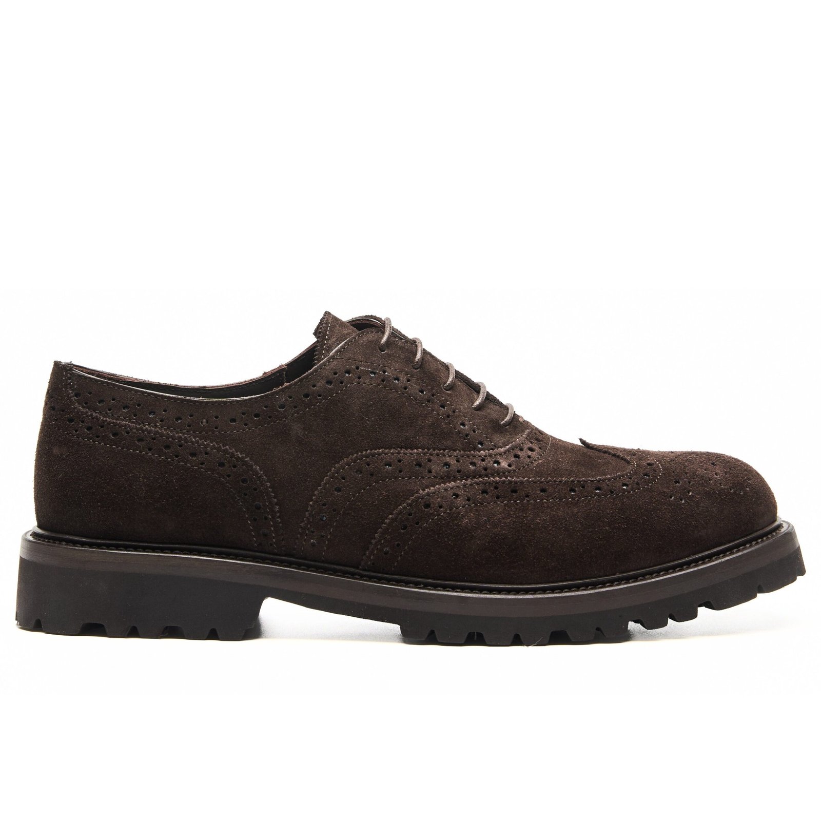 Oxford Wingtip · Veau Velours · Marrone