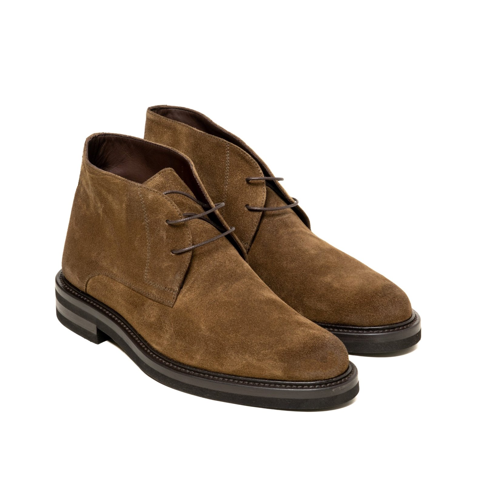 Chaussure Homme - Chukka Boots Vibram Daim Nabuk - Image 2