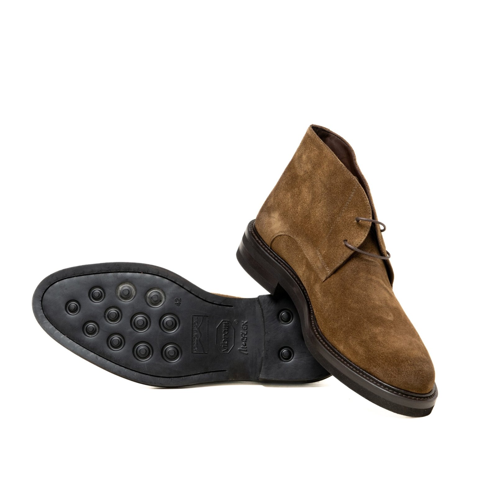 Chaussure Homme - Chukka Boots Vibram Daim Nabuk - Image 4