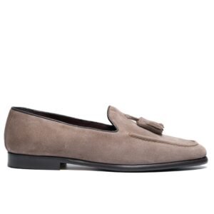 Tassel Loafer · Veau Velours · Grigio