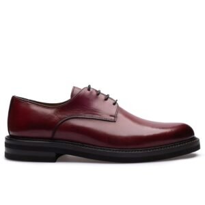 Rossonapoli Derby Vibram · Cuir · Bordeaux