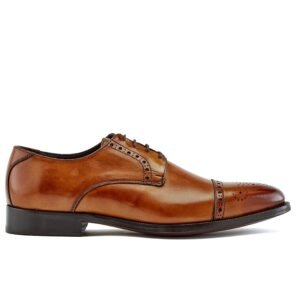 Rossonapoli Oxford Cap Toe · Cuir · Cuoio