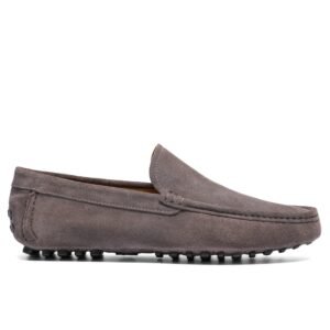 Chaussure Homme - Driving Shoes Suede Topo