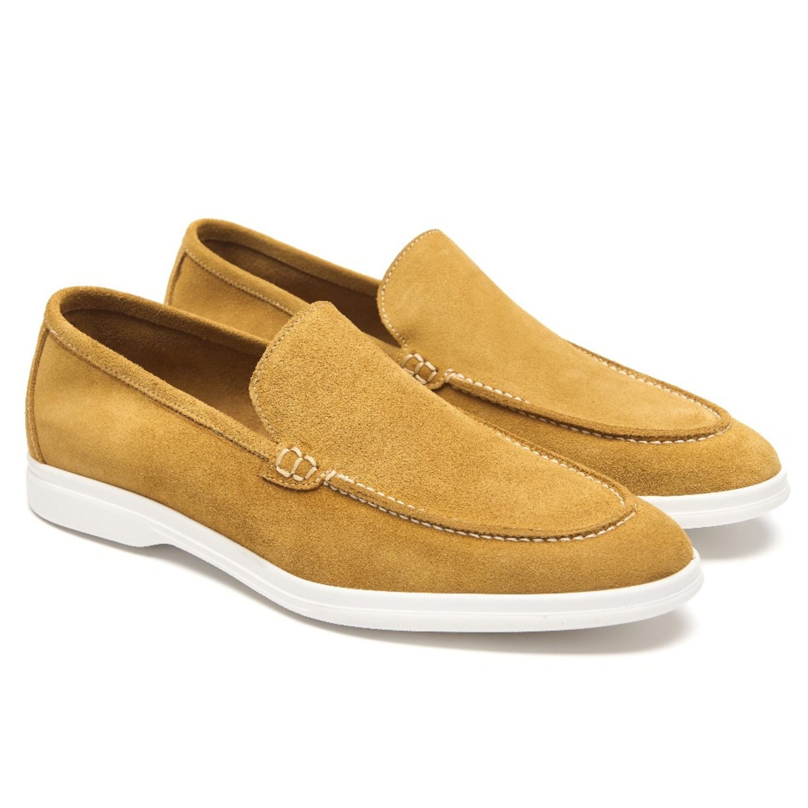 Mocassins Été Daim Italien – Camoscio Giallo - Image 2