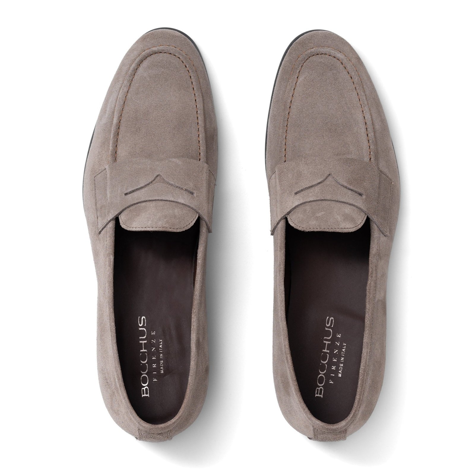 Penny Loafer · Veau Velours · Grigio - Image 3