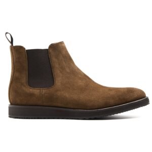 Chaussure Homme - Chelsea Boots Camoscio Taupe