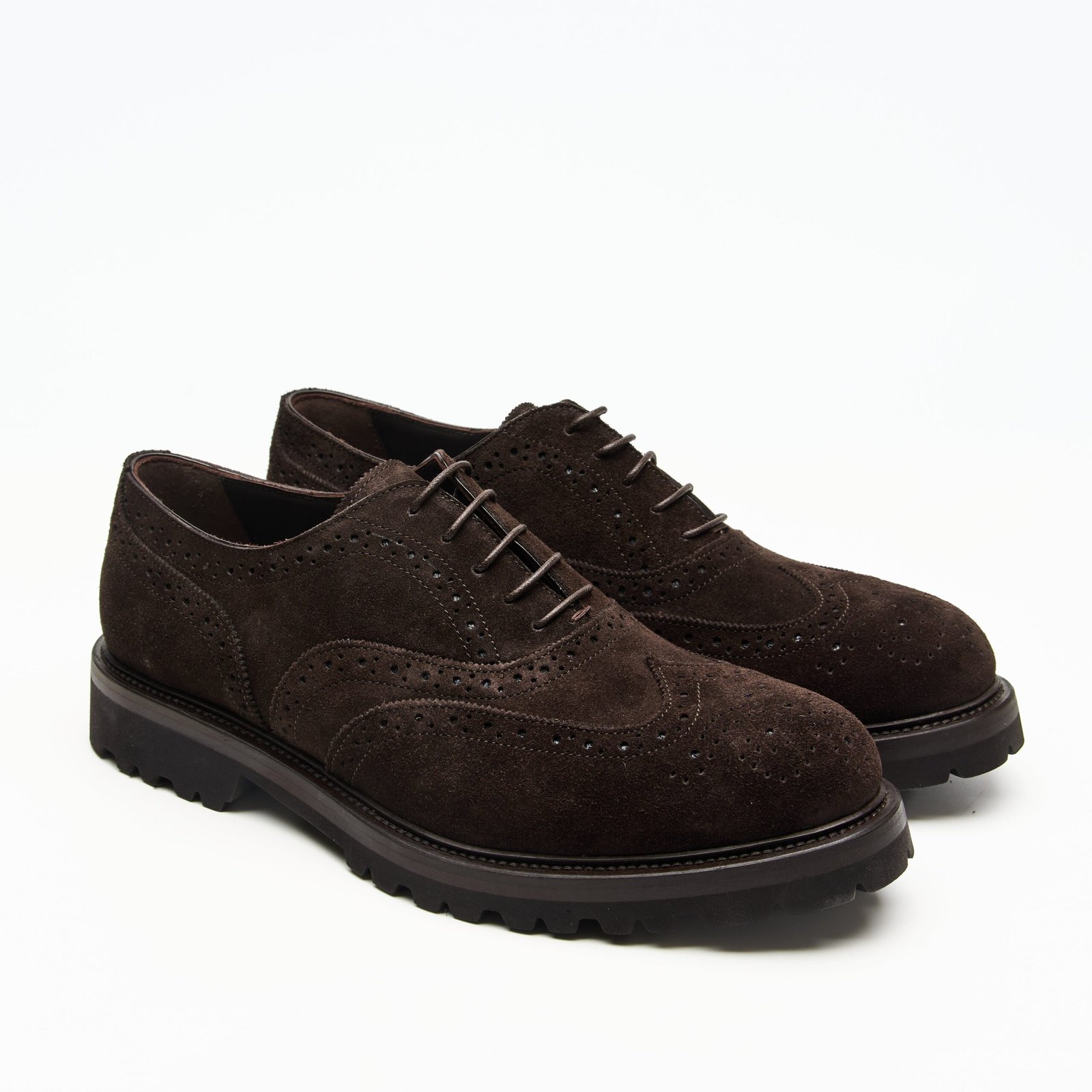 Oxford Wingtip · Veau Velours · Marrone - Image 2