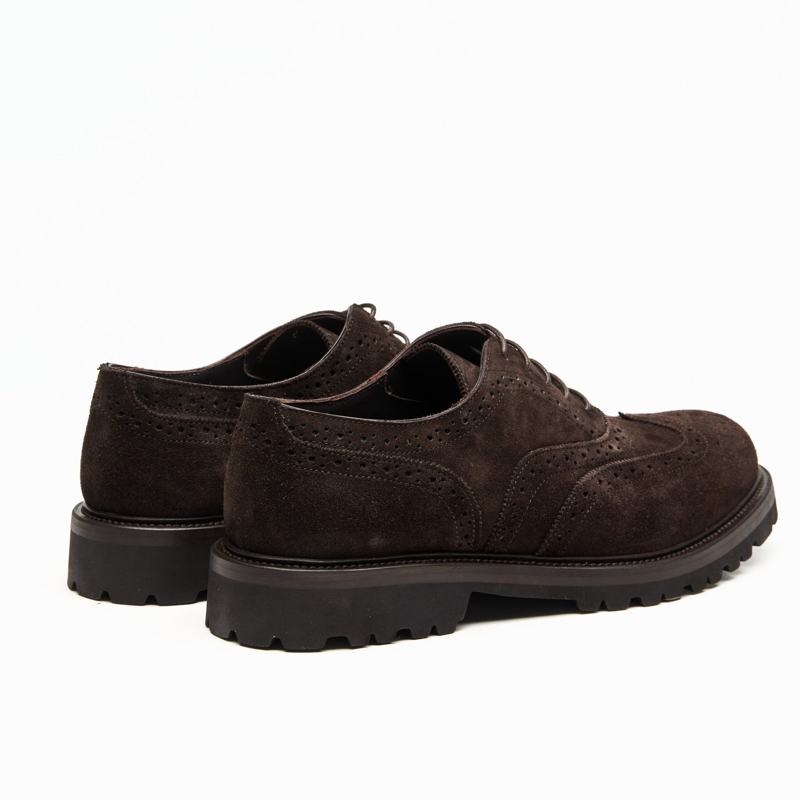 Oxford Wingtip · Veau Velours · Marrone - Image 3