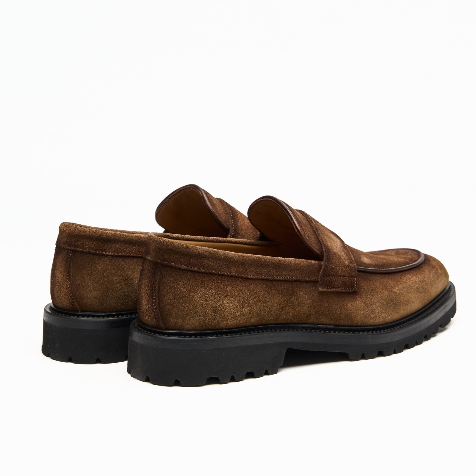 Mocassin Effet Délavé · Veau Velours · Stone - Image 3