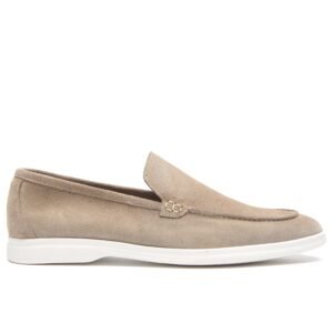 Mocassins Été Daim Italien – Beige Classique Intemporel