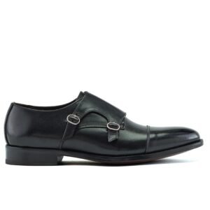 Chaussure Homme - Double Monk Cap Toe Black