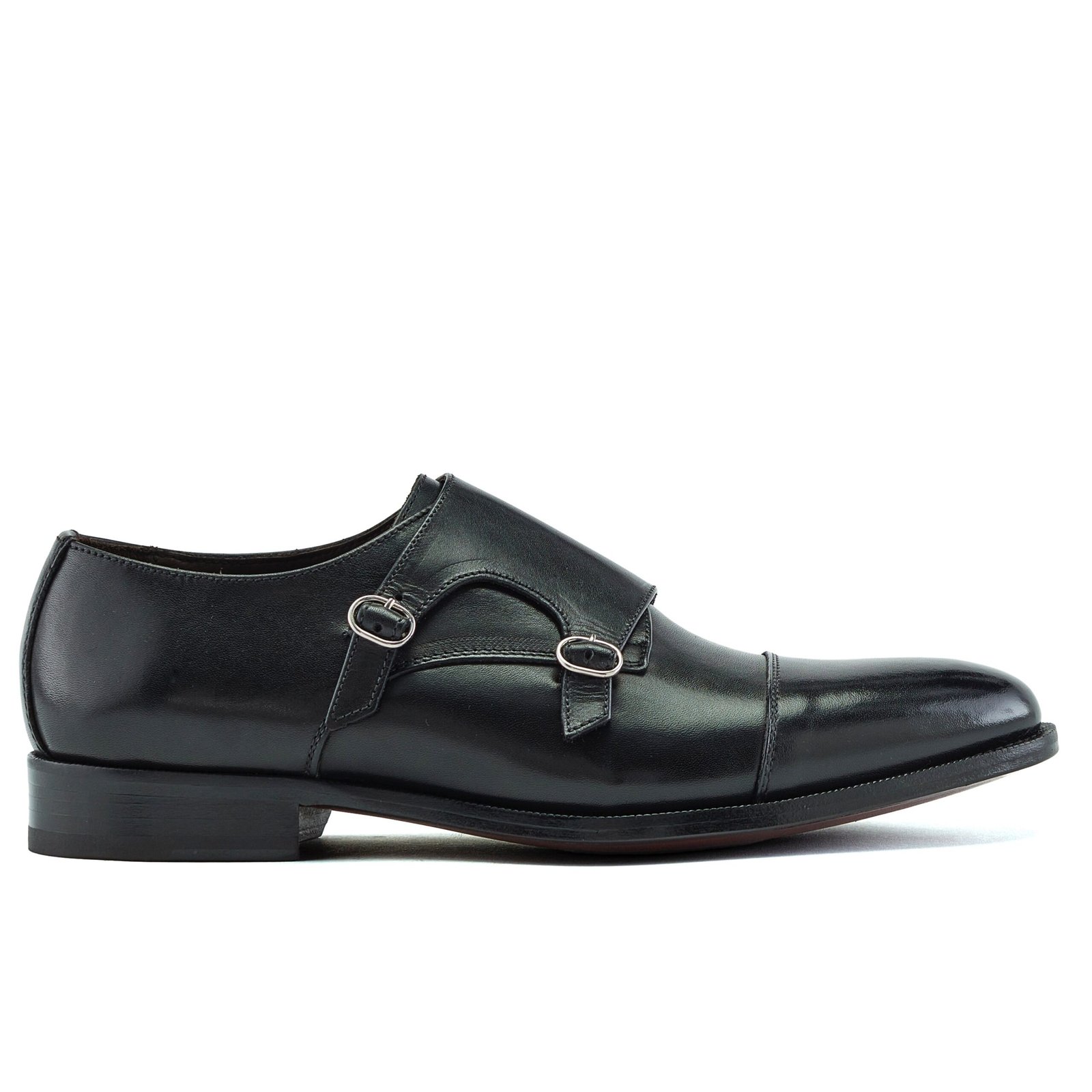 Chaussure Homme - Double Monk Cap Toe Black