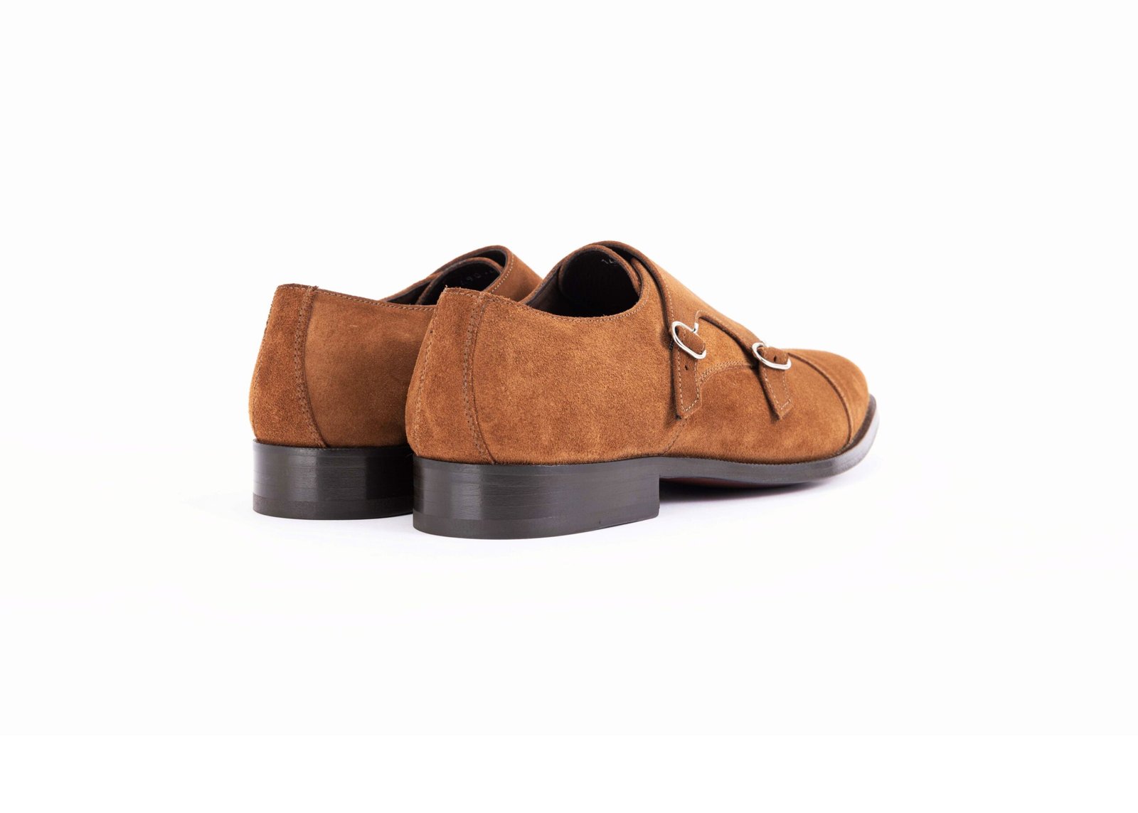 Rossonapoli Double Monk Cap Toe · Daim · Cognac - Image 4