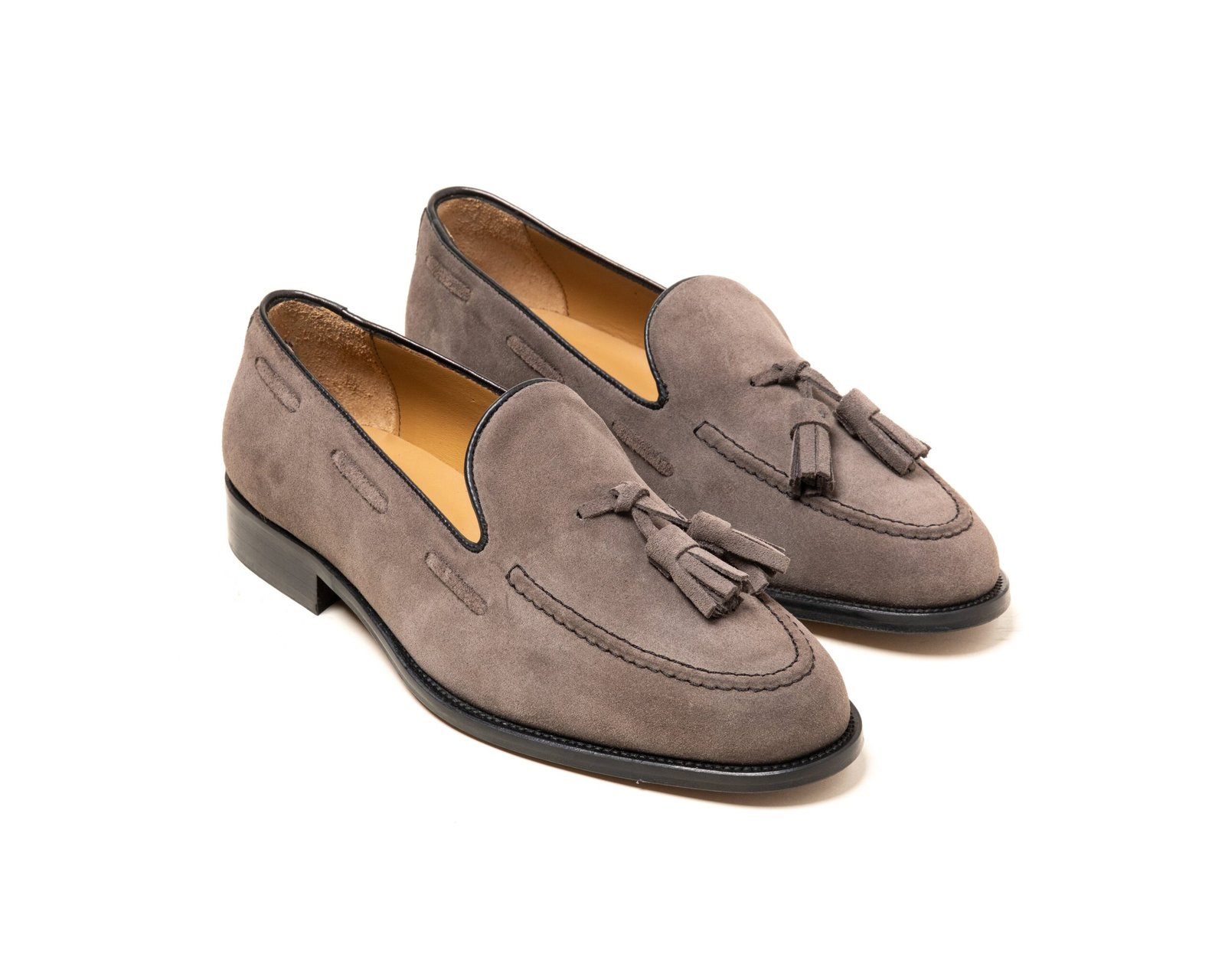 Chaussure Homme - Tassel Loafer Gris Daim - Image 2