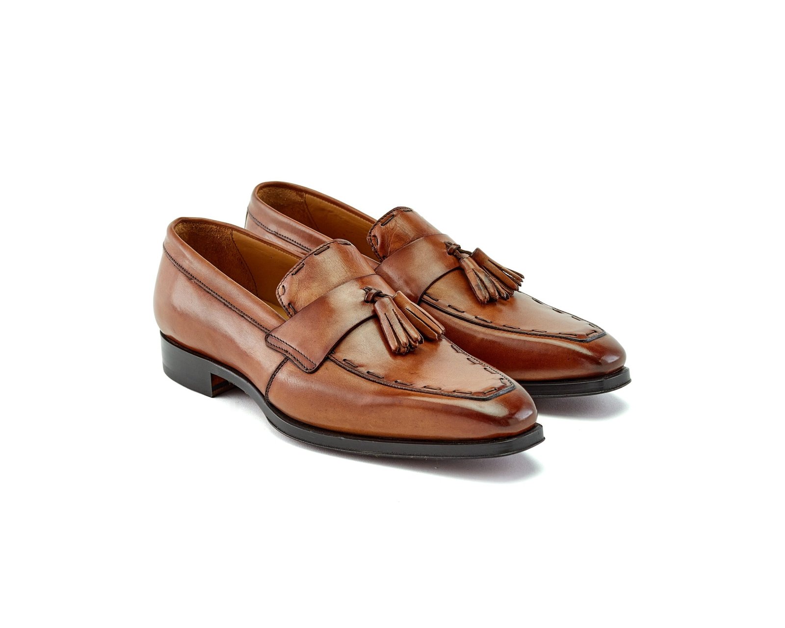 Rossonapoli Tassel Loafer · Cuir de Veau · Cuoio - Image 2