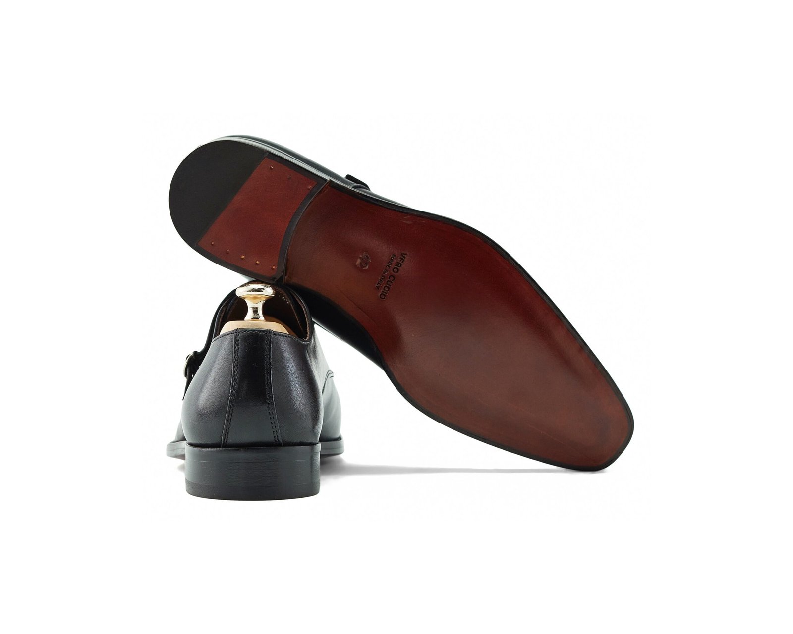 Chaussure Homme - Double Monk Cap Toe Black - Image 4