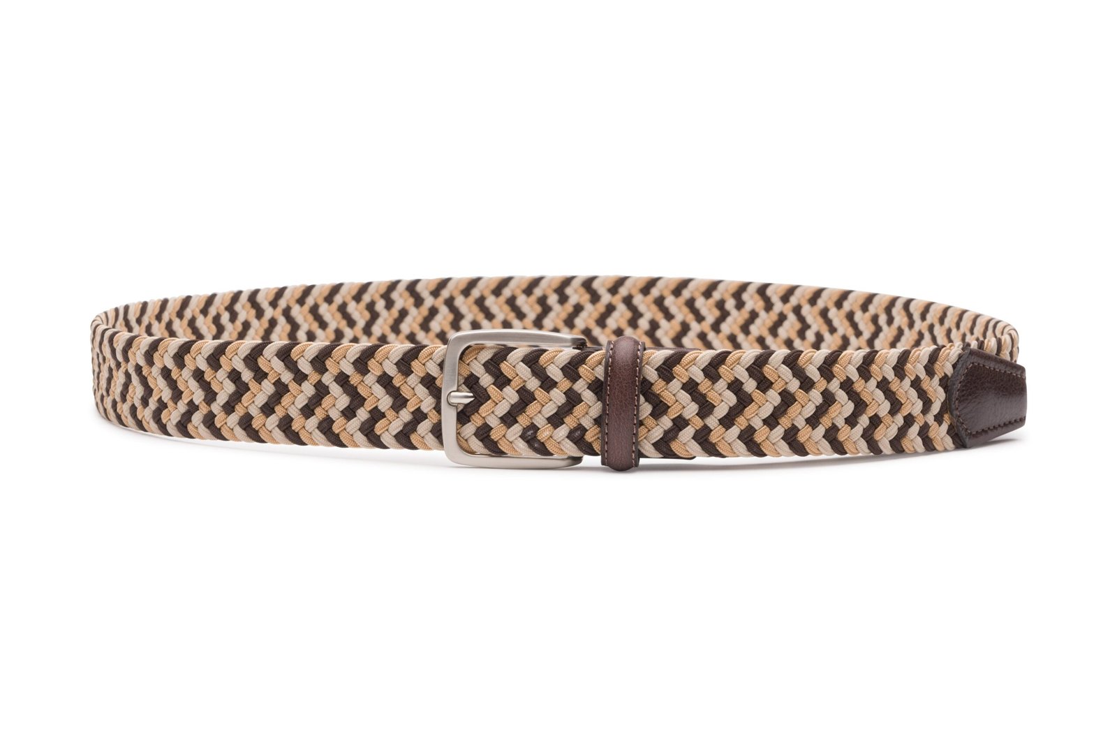 Ceinture Daim Elastic Crayon Marron - Image 2