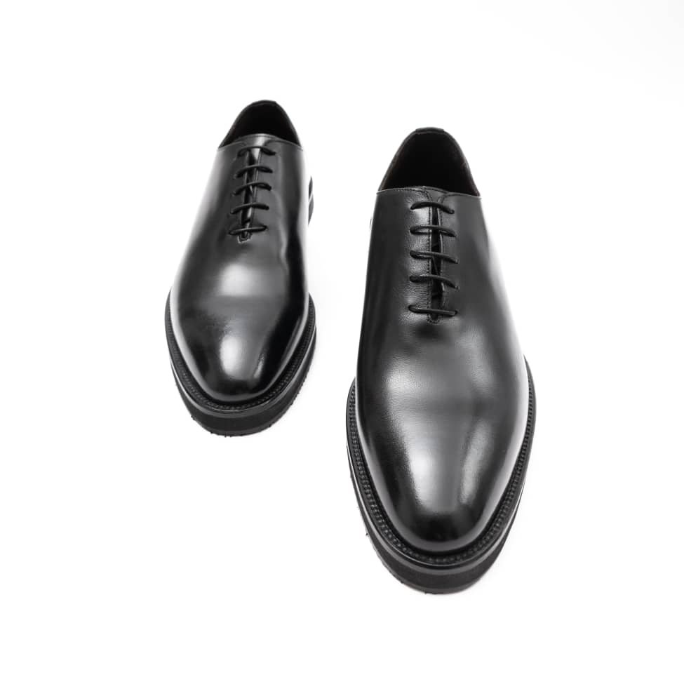 Wholecut Casual Comoda · Cuir de Veau · Nero - Image 6