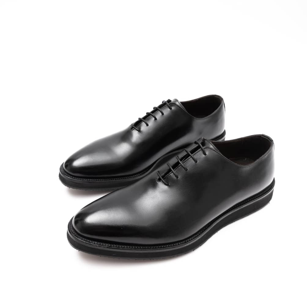 Wholecut Casual Comoda · Cuir de Veau · Nero - Image 5