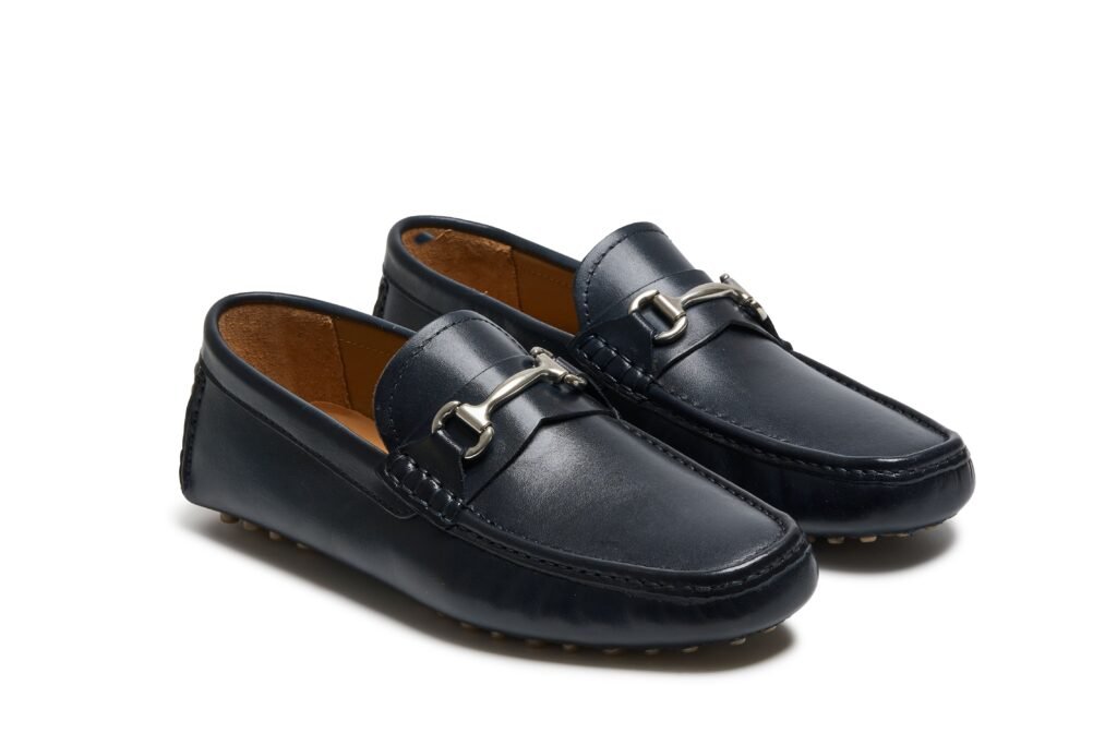 Trappeur Horsbit · Cuir de Veau · Blu