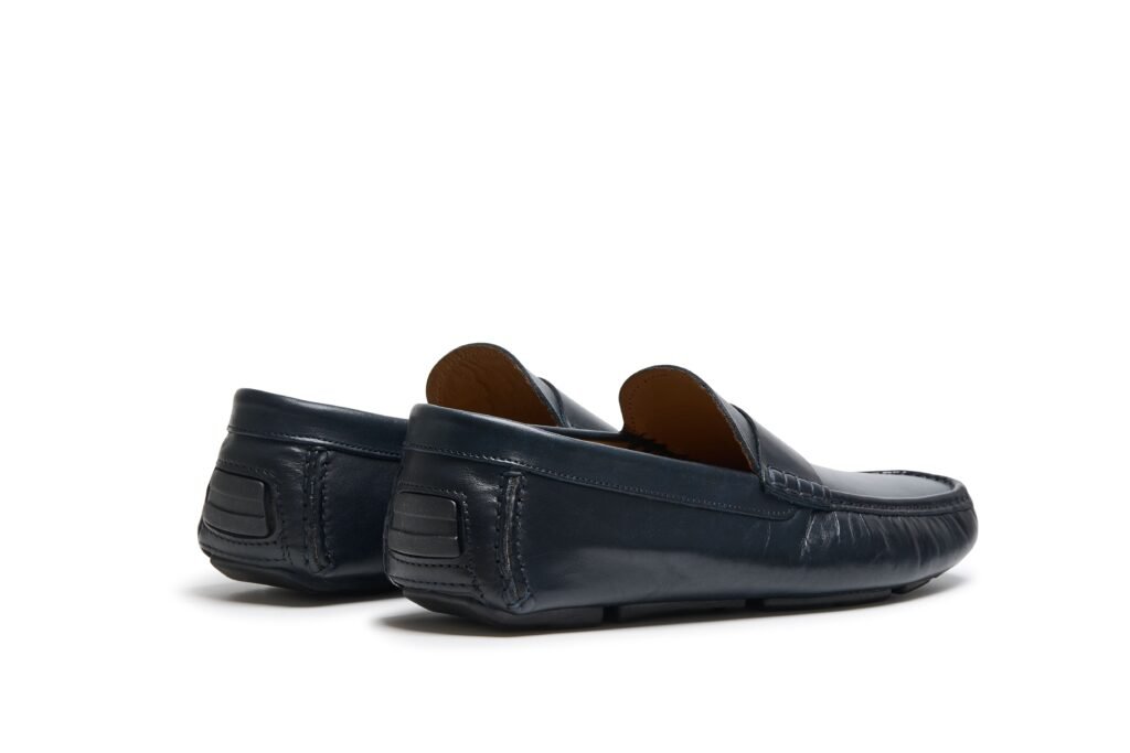 Trappeur Penny · Cuir de Veau · Blu