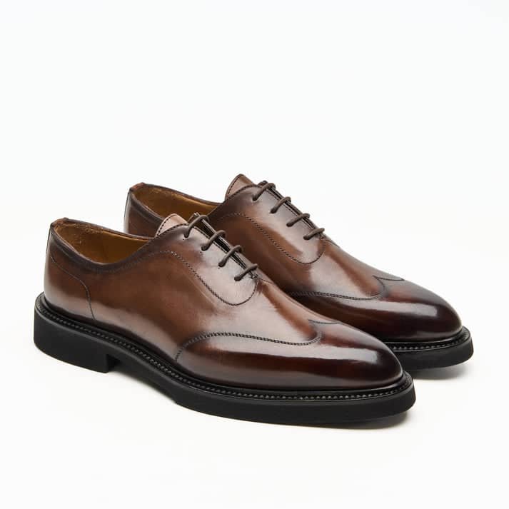 Oxford Patina · Cuir de Veau · Taupe Brun - Image 2